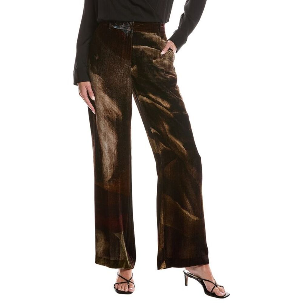 Lafayette 148 New York Womens Gates Silk-Blend Pant